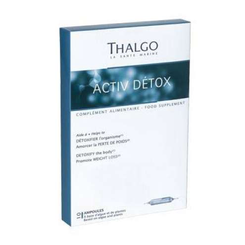THALGO Activ Detox - Детоксицирующая пищевая добавка для быстрого похудения, 10 ампул